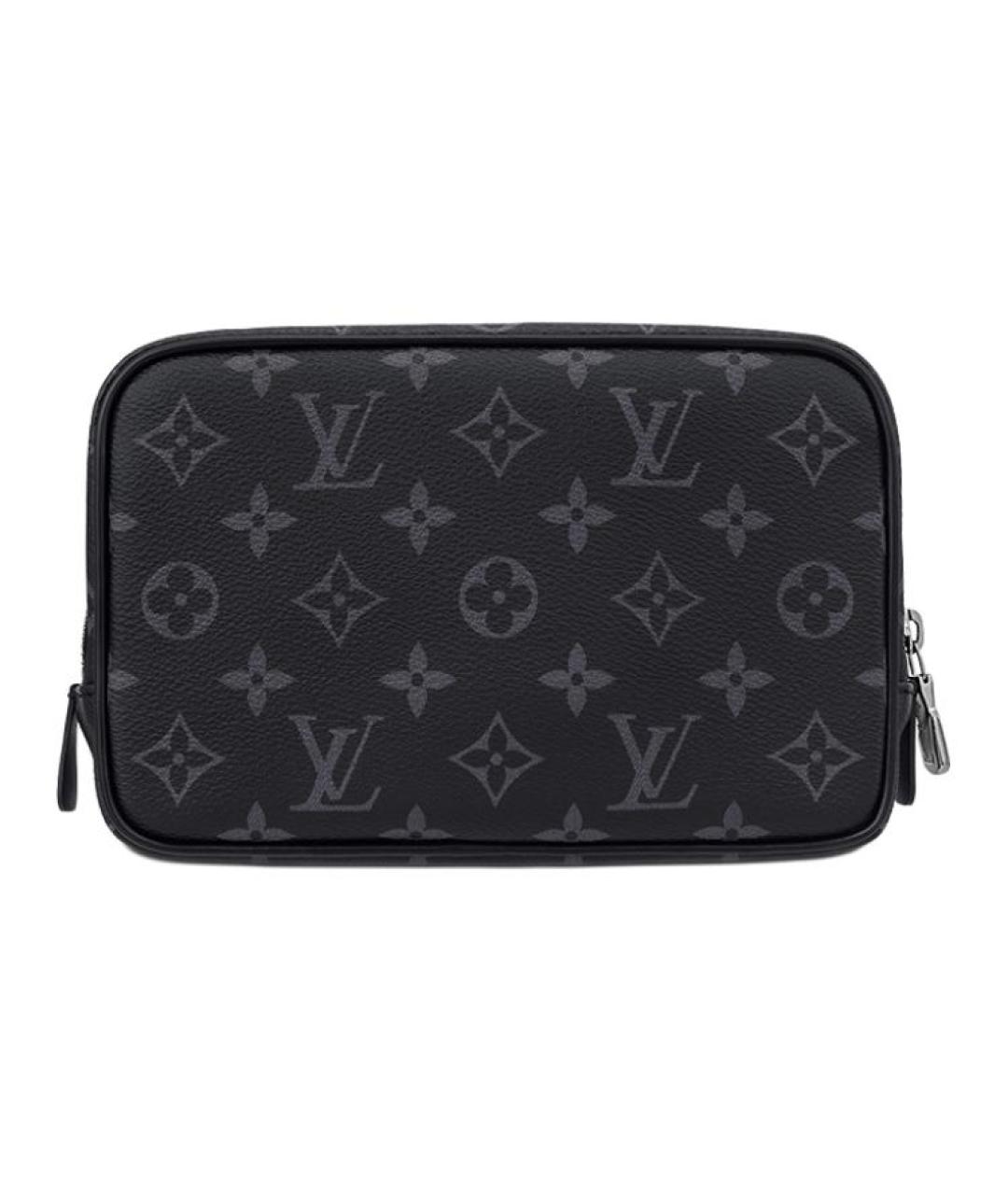 LOUIS VUITTON Черная барсетка, фото 3