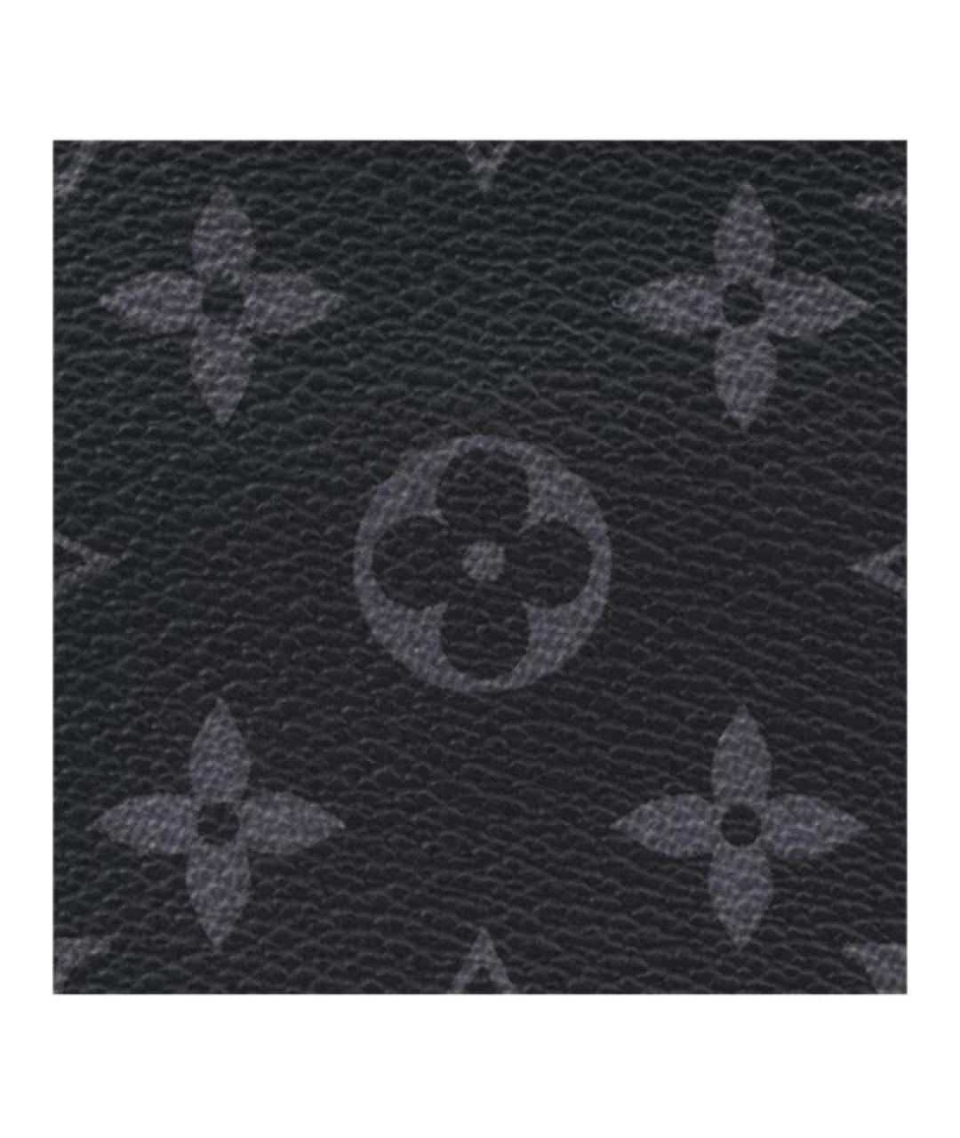 LOUIS VUITTON Черная барсетка, фото 5