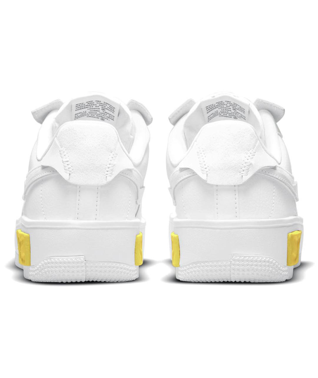 NIKE Белые кожаные кроссовки, фото 6