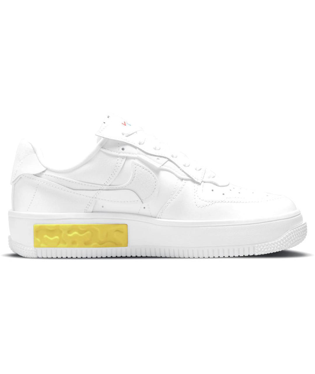 NIKE Белые кожаные кроссовки, фото 3