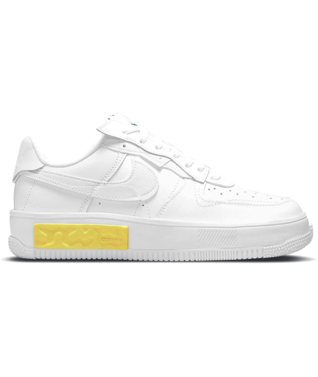 NIKE Белые кожаные кроссовки, фото 1