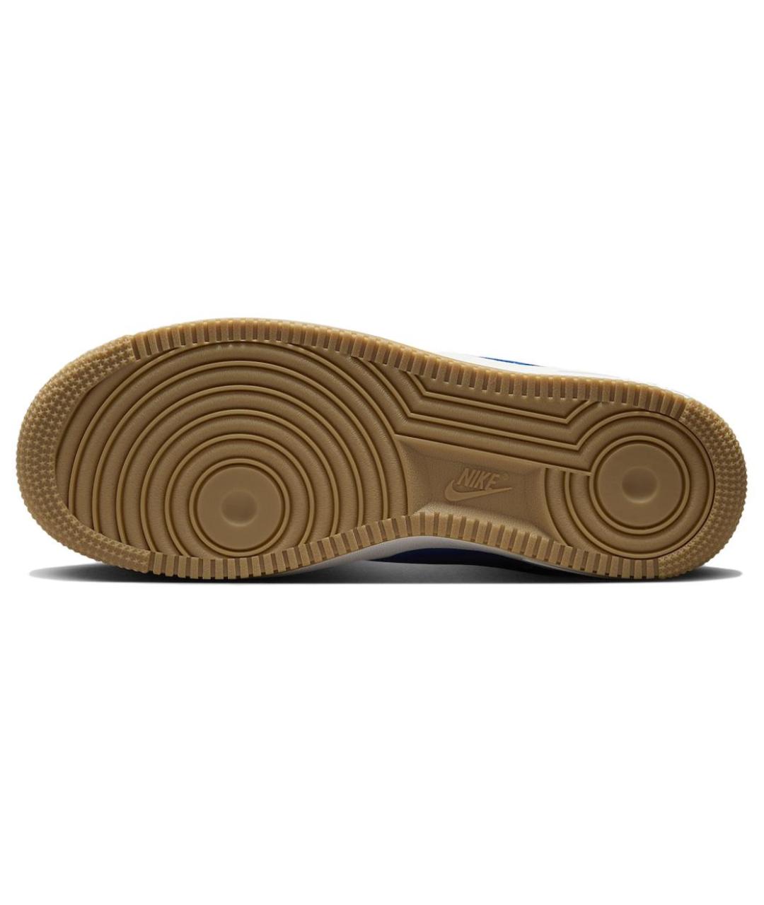 NIKE Синие кожаные кроссовки, фото 6