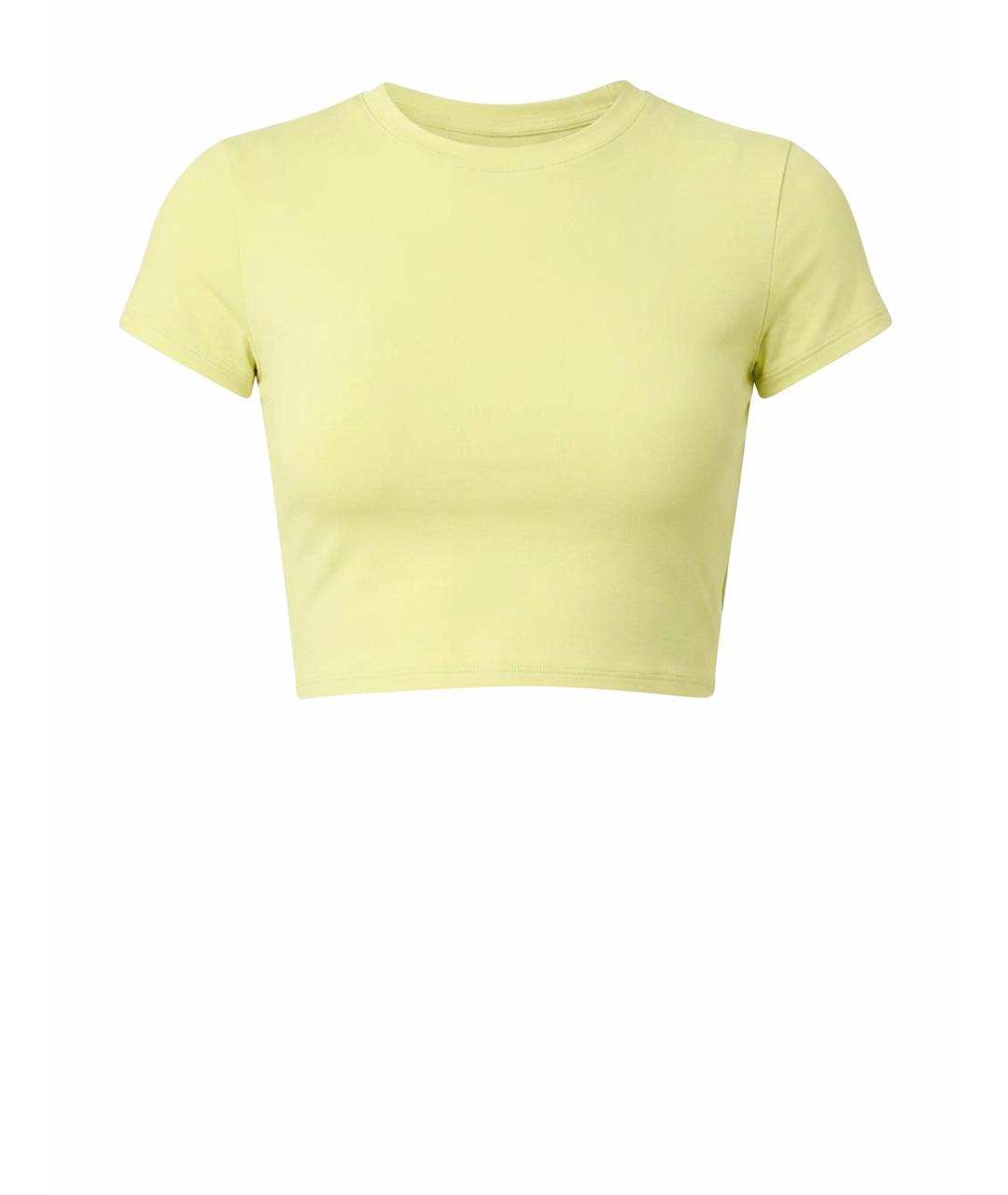 ALO YOGA Желтая футболка, фото 1