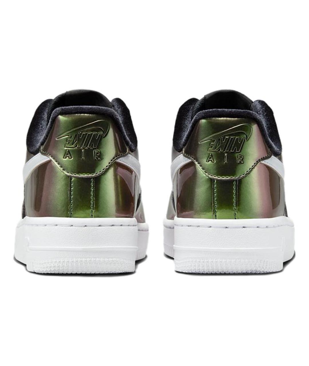 NIKE Зеленые кожаные кроссовки, фото 6