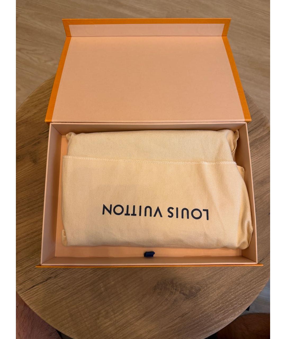 LOUIS VUITTON Антрацитовый кошелек, фото 4