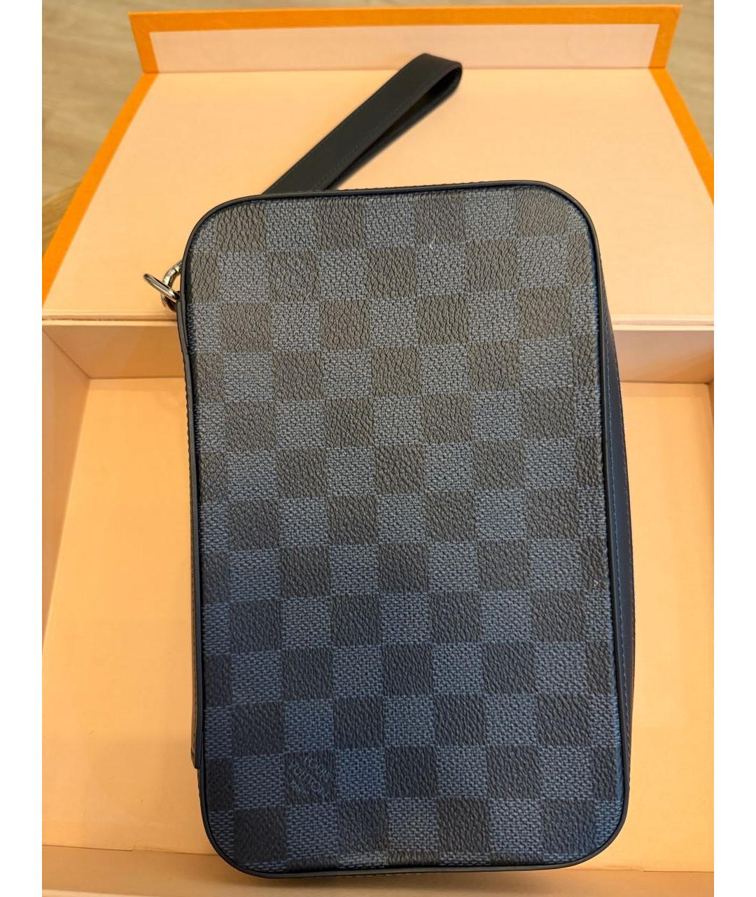 LOUIS VUITTON Антрацитовый кошелек, фото 8