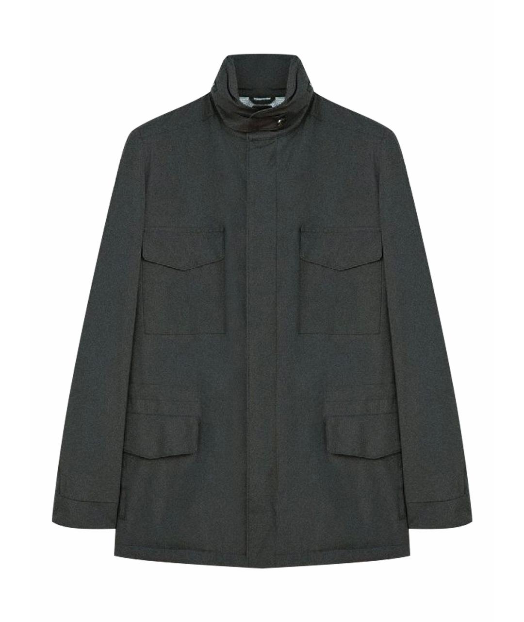 LORO PIANA Серая кашемировая куртка, фото 1