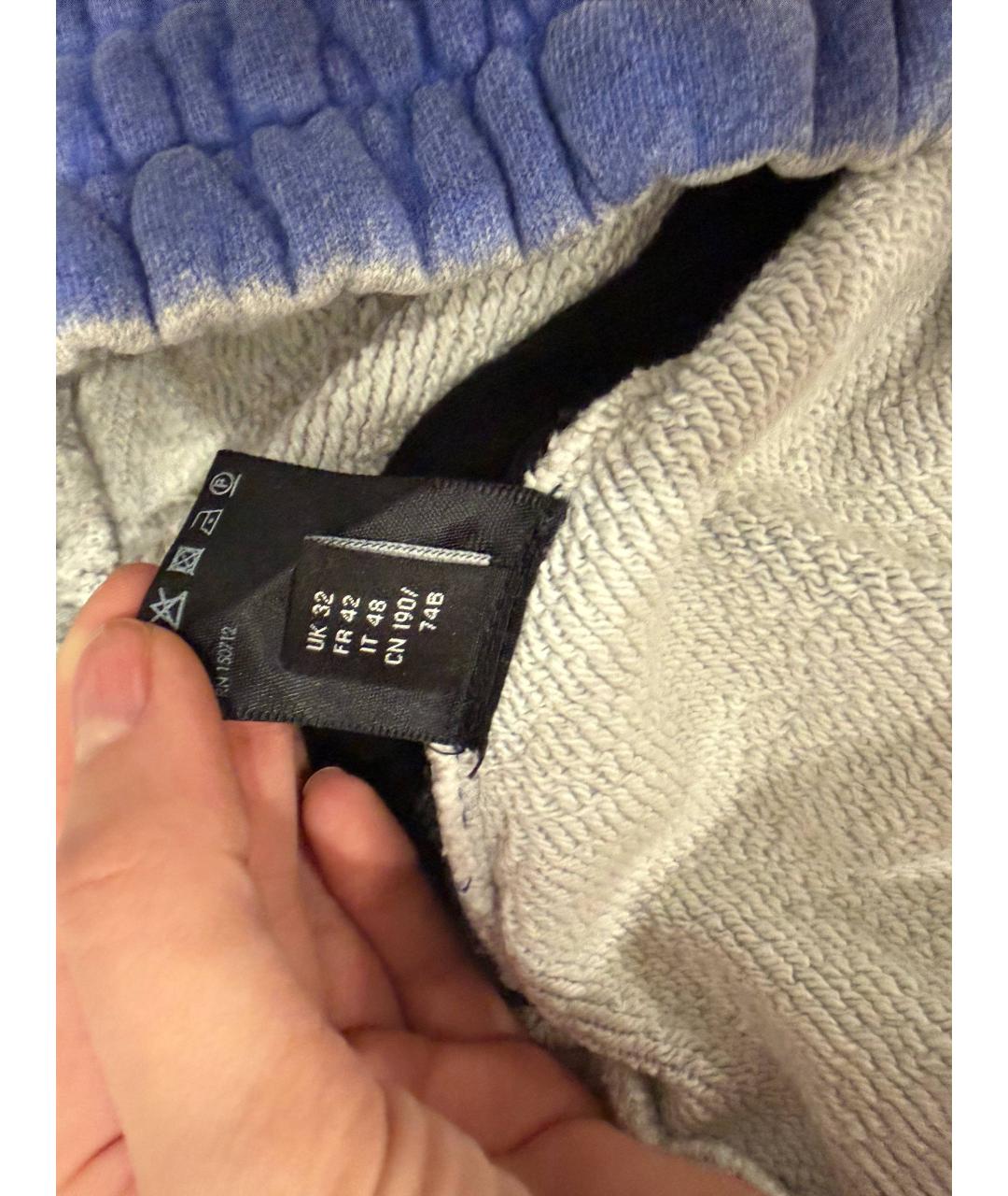 AMIRI Фиолетовые хлопковые брюки узкие, фото 5