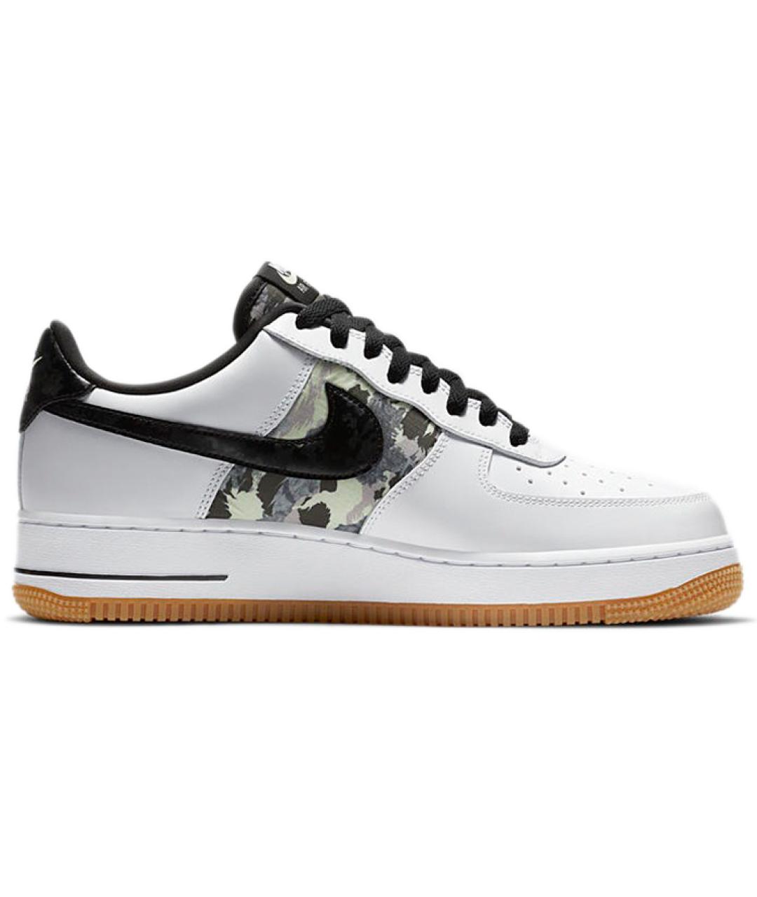 NIKE Белые кожаные низкие кроссовки / кеды, фото 2