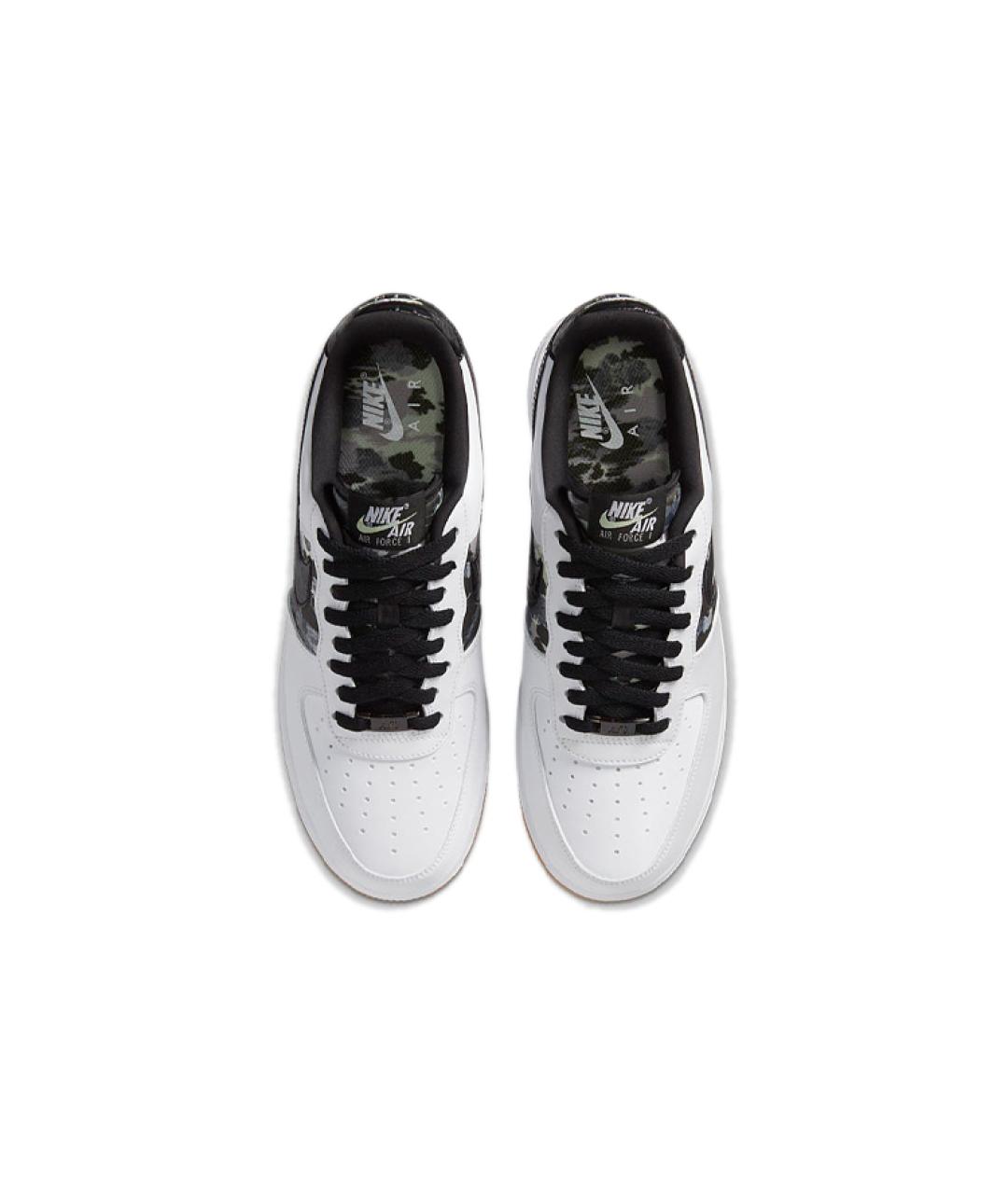 NIKE Белые кожаные низкие кроссовки / кеды, фото 5