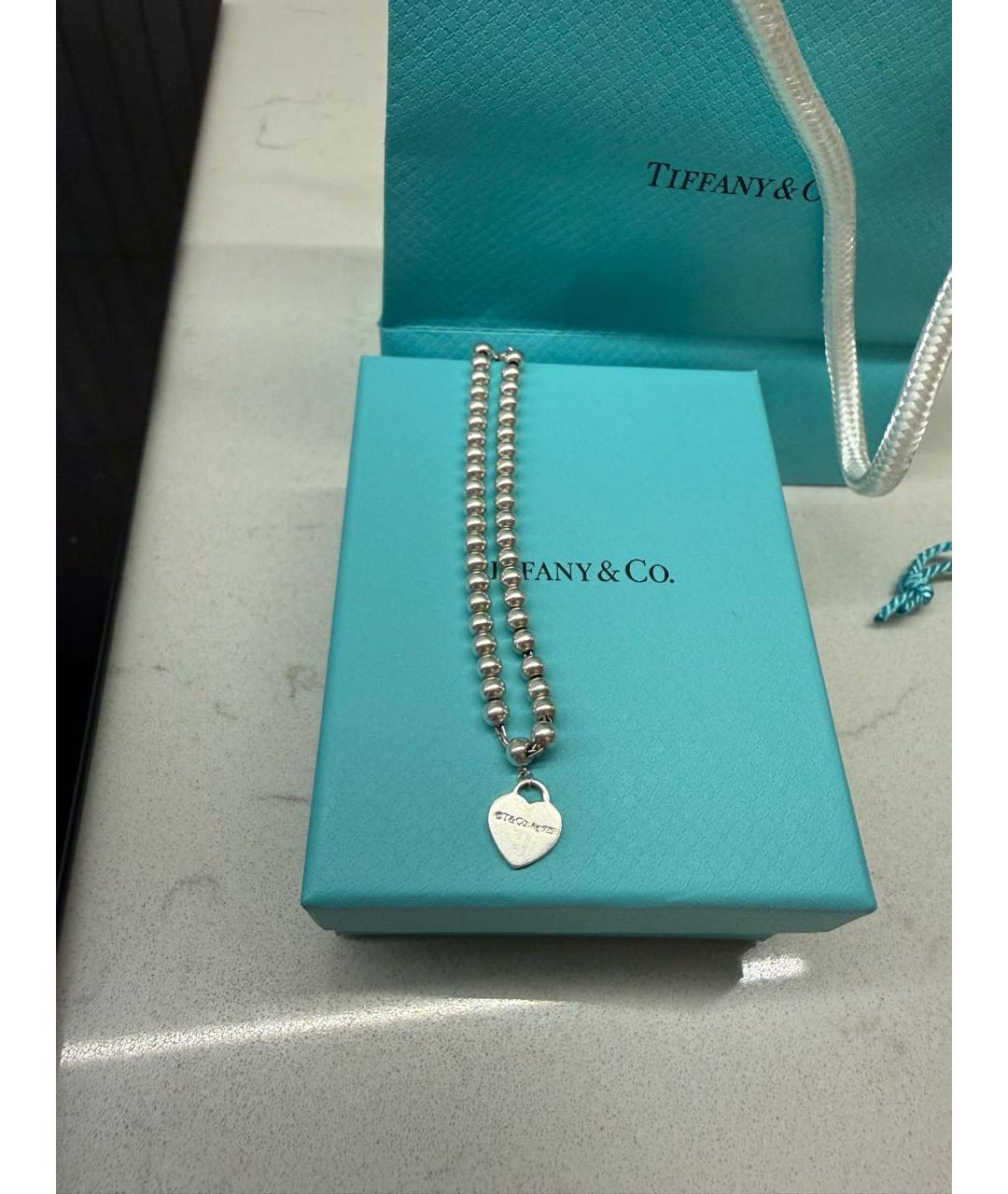 TIFFANY&CO Серебрянный серебряный браслет, фото 3