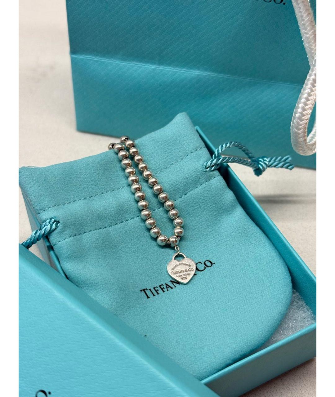 TIFFANY&CO Серебрянный серебряный браслет, фото 2