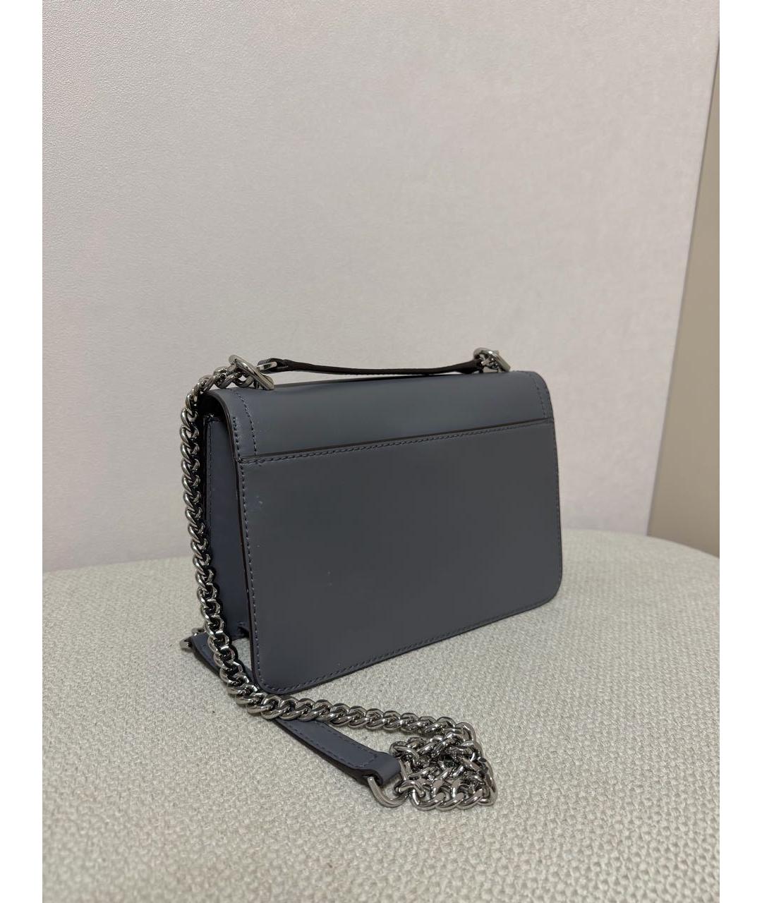 MICHAEL KORS Антрацитовая сумка через плечо из искусственной кожи, фото 2