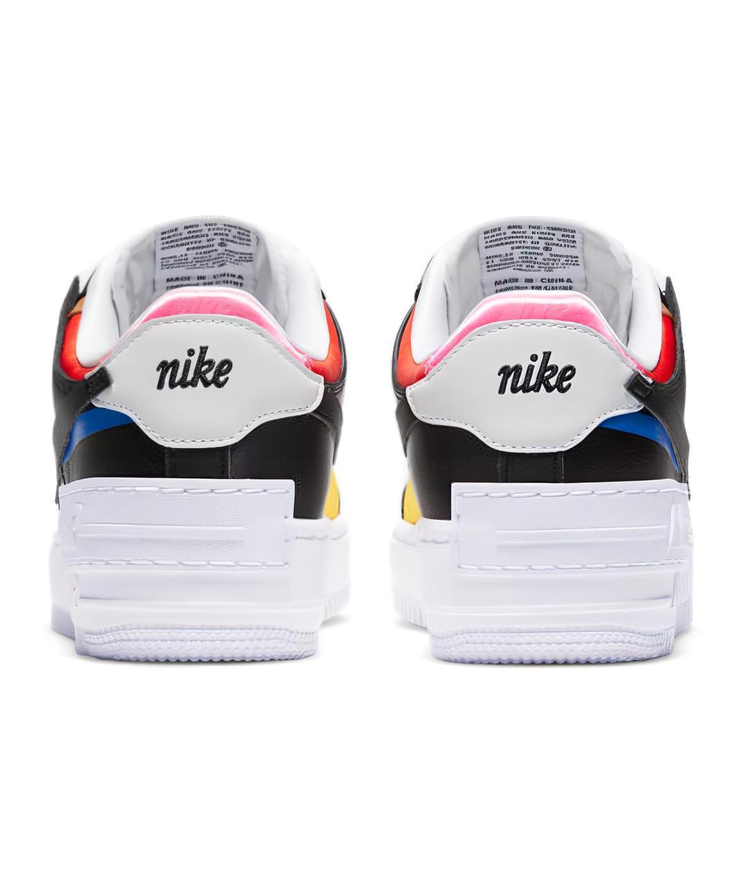 NIKE Черные кожаные кроссовки, фото 5