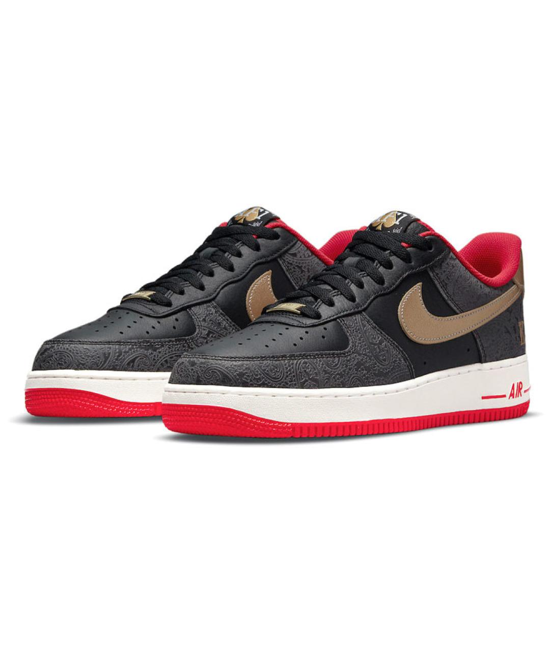 NIKE Черные низкие кроссовки / кеды, фото 4