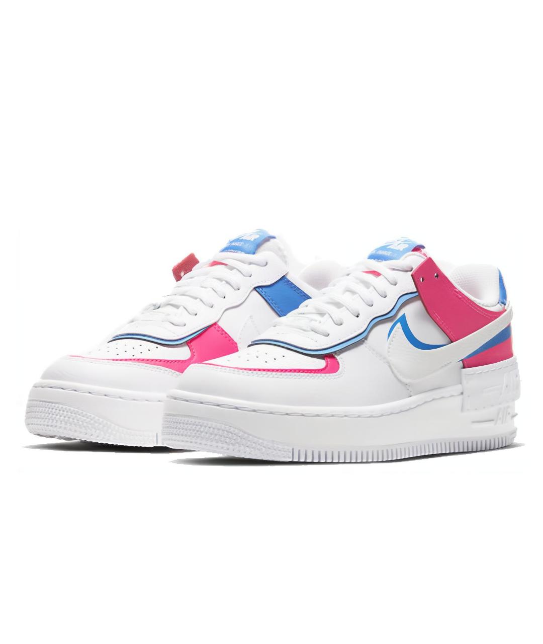 NIKE Белые кожаные кроссовки, фото 4