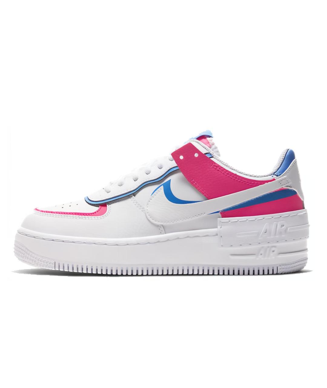 NIKE Белые кожаные кроссовки, фото 3