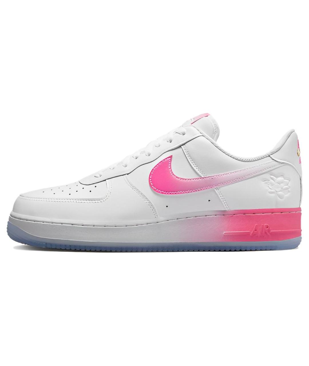 NIKE Белые кожаные низкие кроссовки / кеды, фото 2