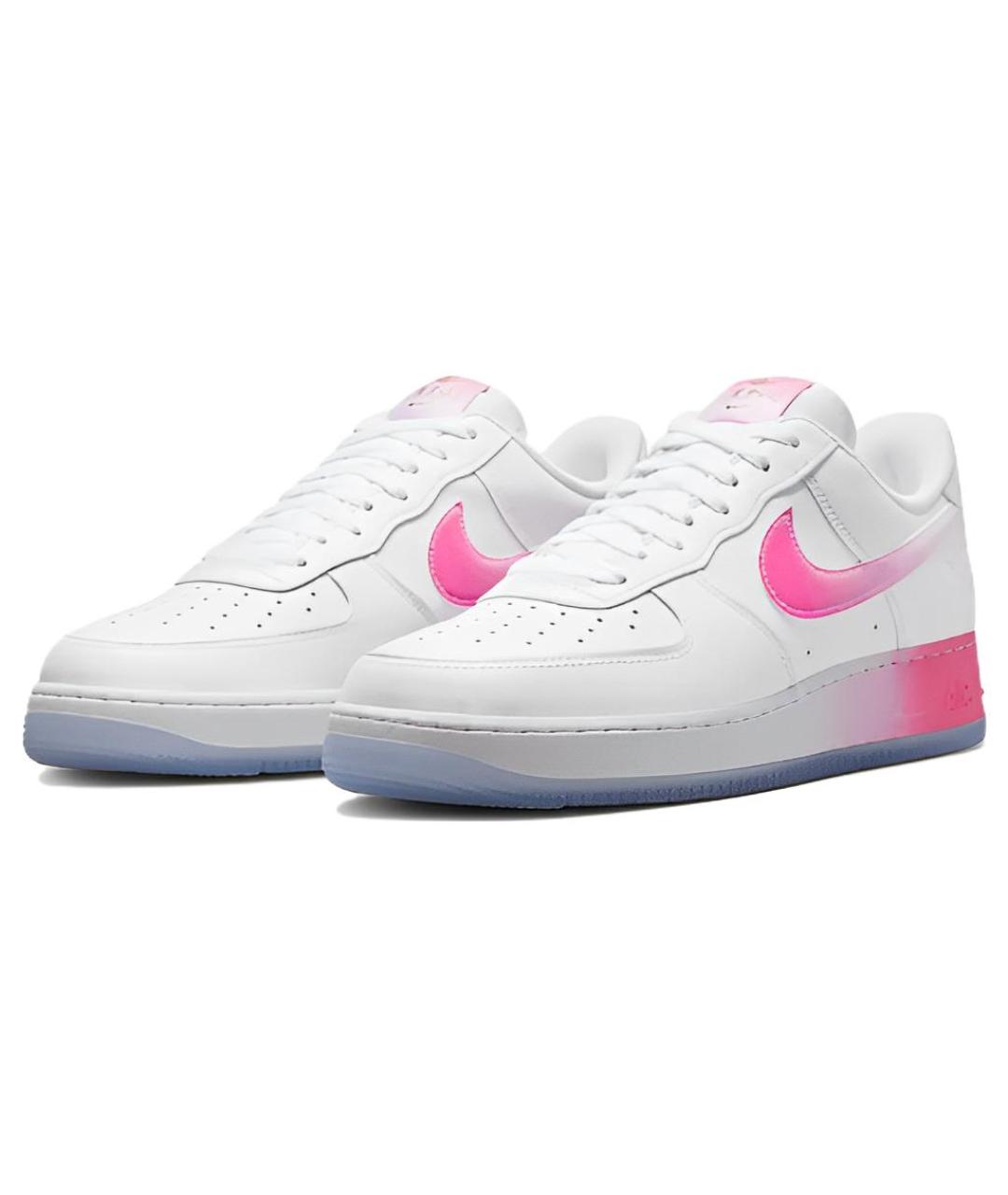 NIKE Белые кожаные низкие кроссовки / кеды, фото 4