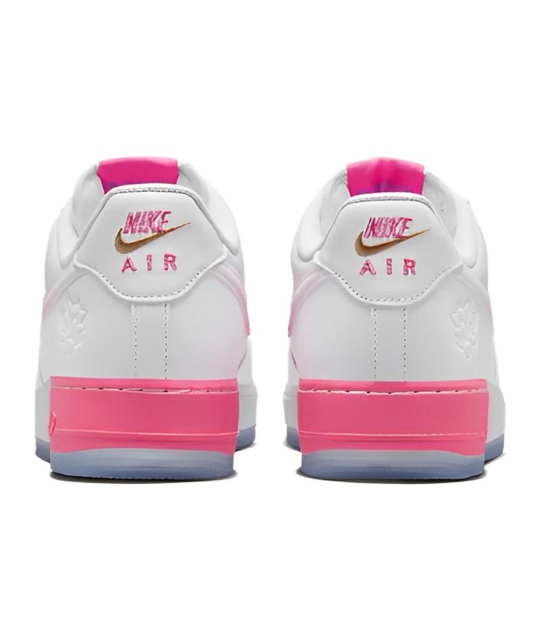 NIKE Белые кожаные низкие кроссовки / кеды, фото 6