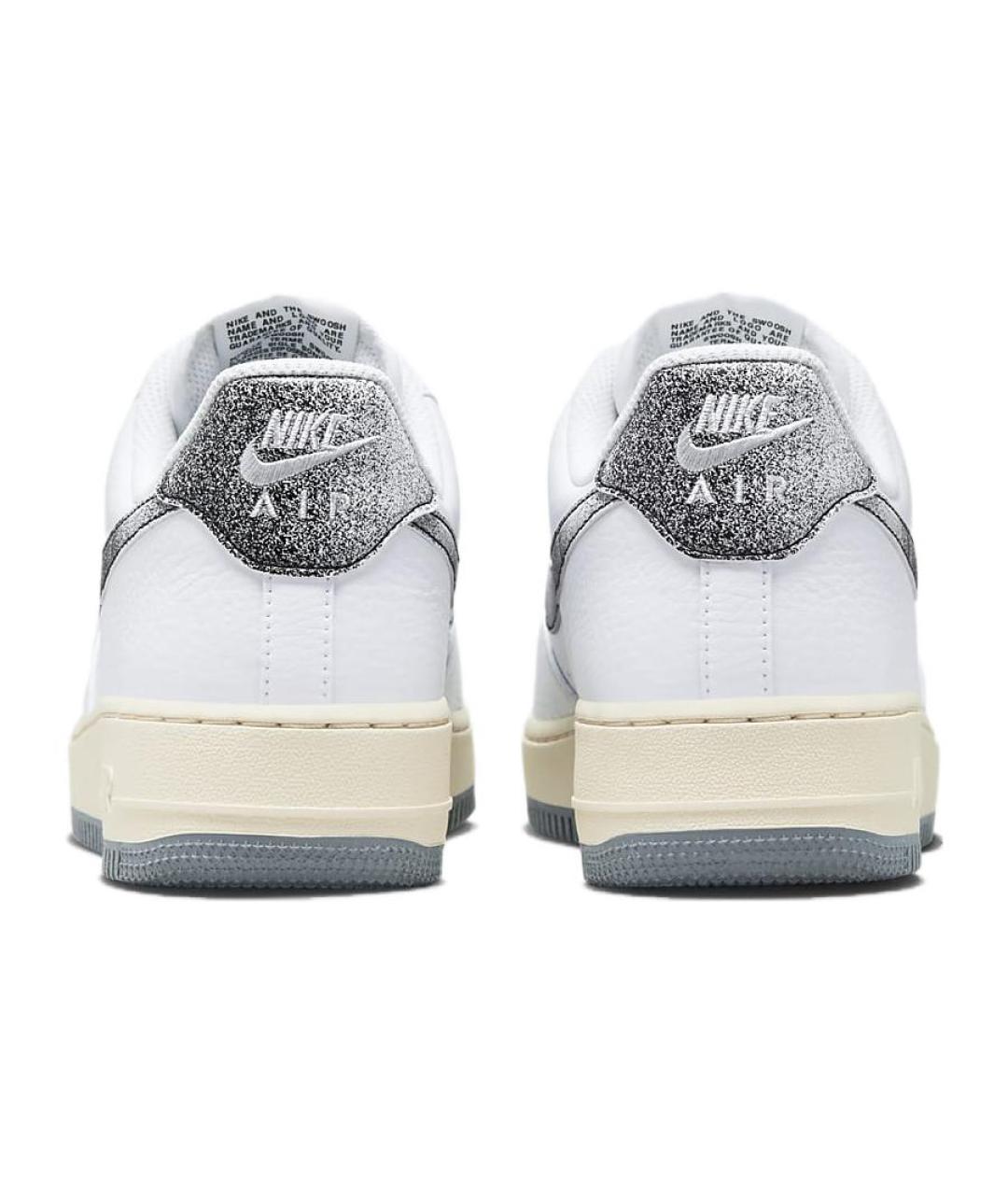NIKE Белые кожаные низкие кроссовки / кеды, фото 6