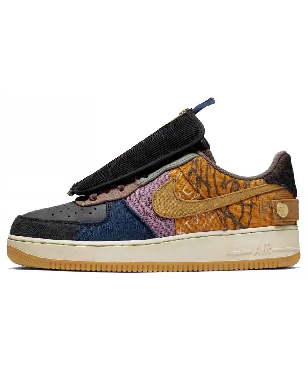 NIKE Коричневые кожаные кроссовки, фото 2