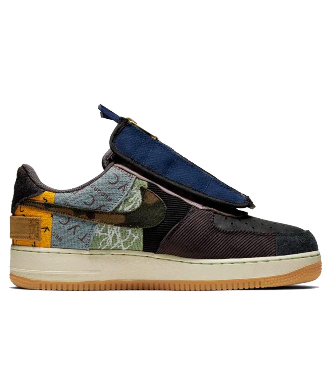 NIKE Коричневые кожаные кроссовки, фото 3