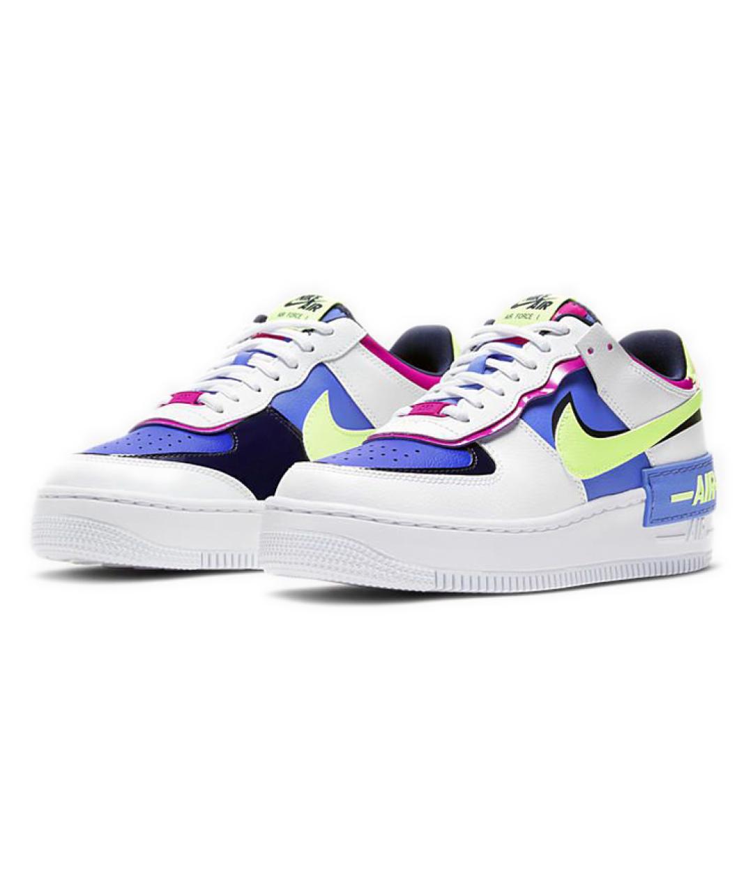 NIKE Белые кожаные кроссовки, фото 4