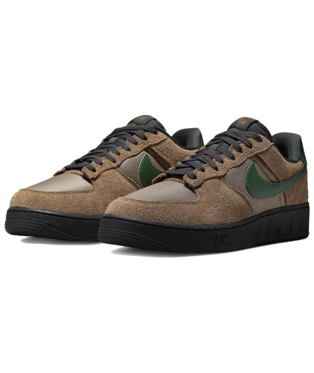 NIKE Коричневые низкие кроссовки / кеды, фото 4