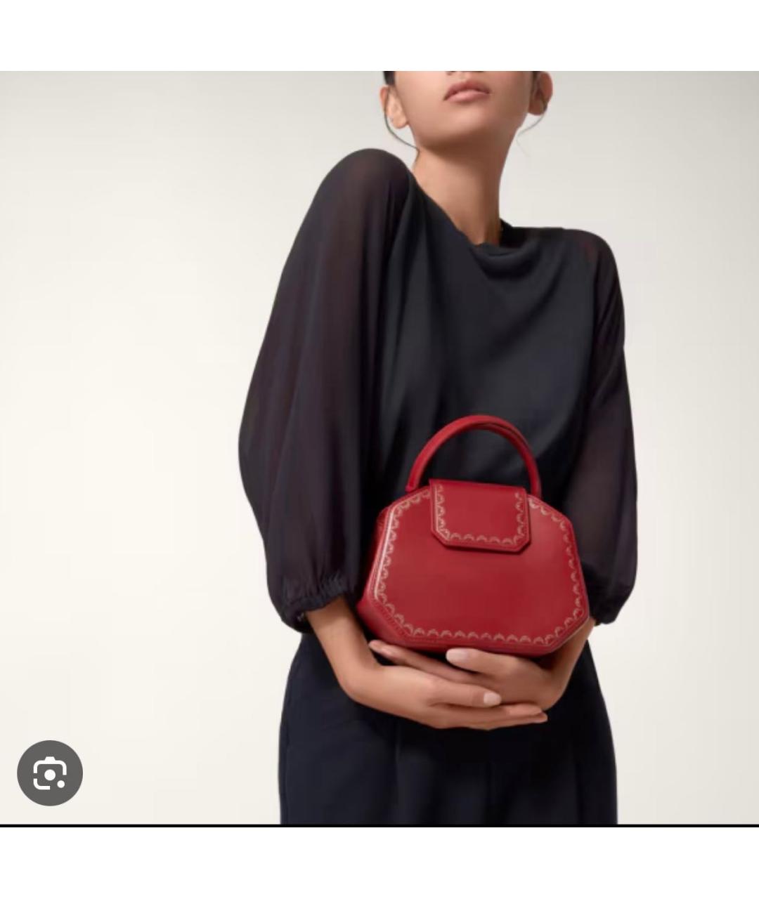 CARTIER Кожаная сумка через плечо, фото 4