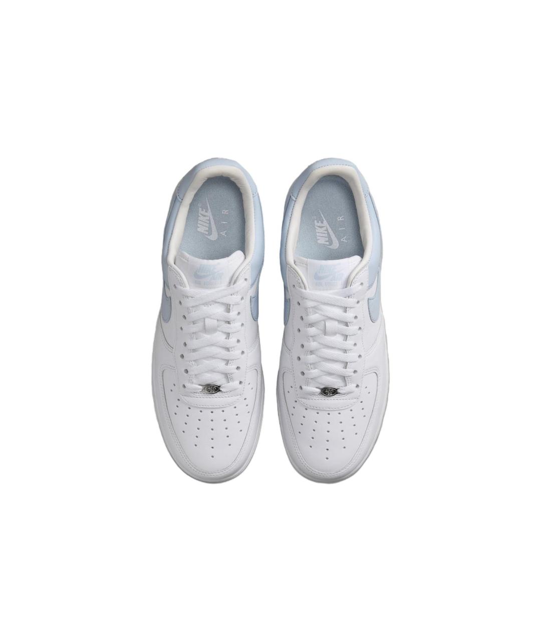 NIKE Белые кожаные низкие кроссовки / кеды, фото 5