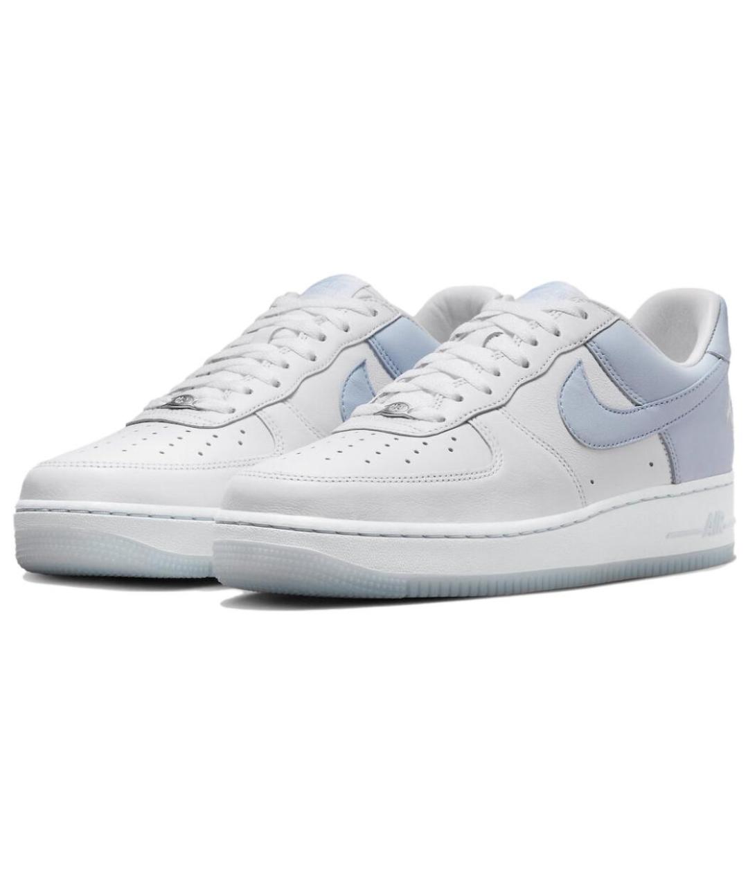 NIKE Белые кожаные низкие кроссовки / кеды, фото 4
