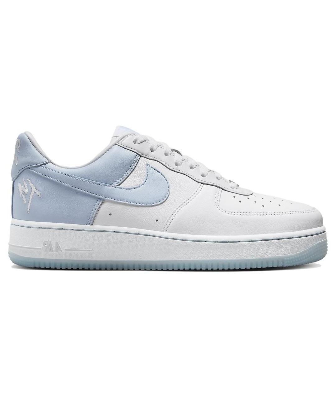 NIKE Белые кожаные низкие кроссовки / кеды, фото 1