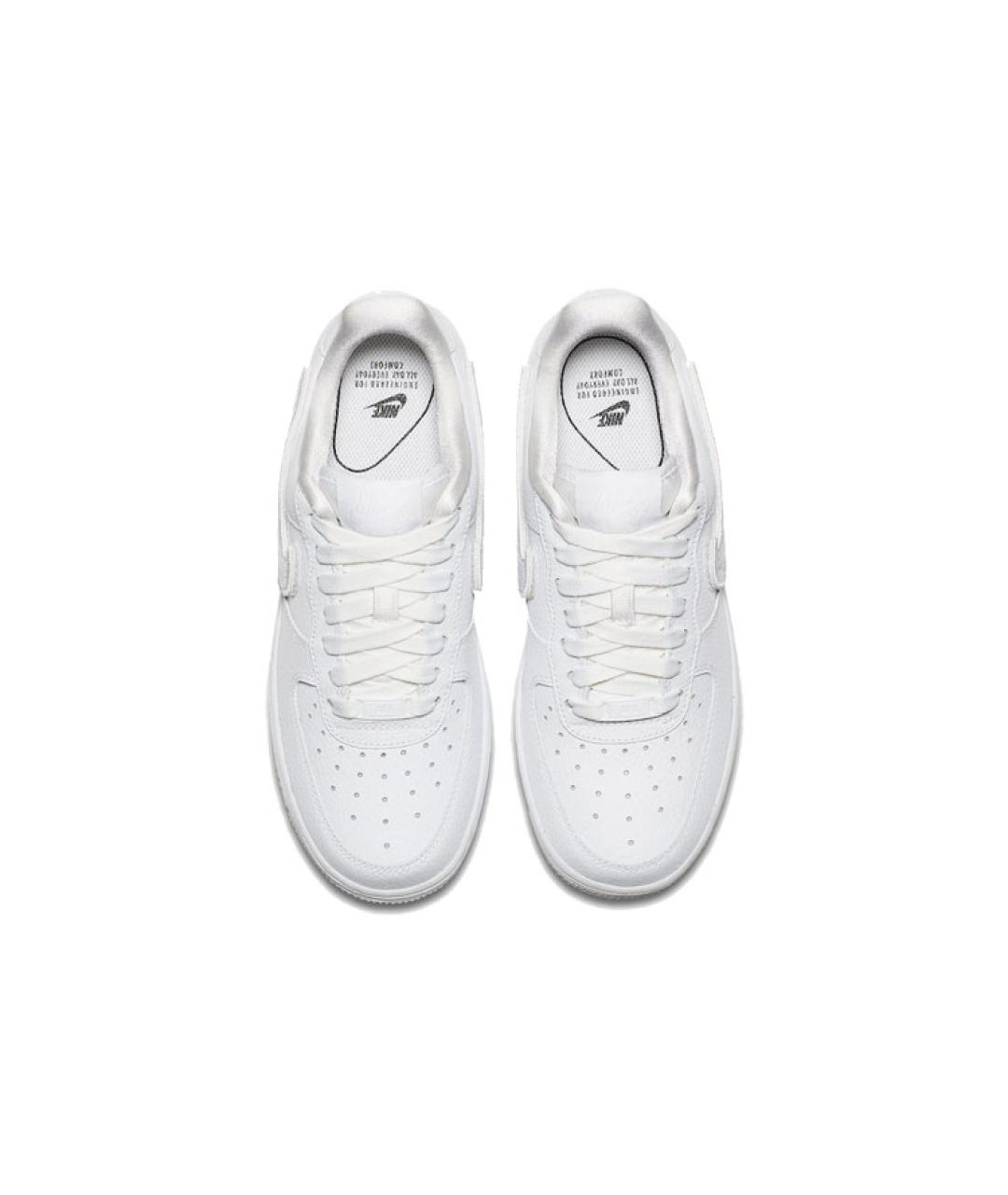 NIKE Белые кожаные кроссовки, фото 5