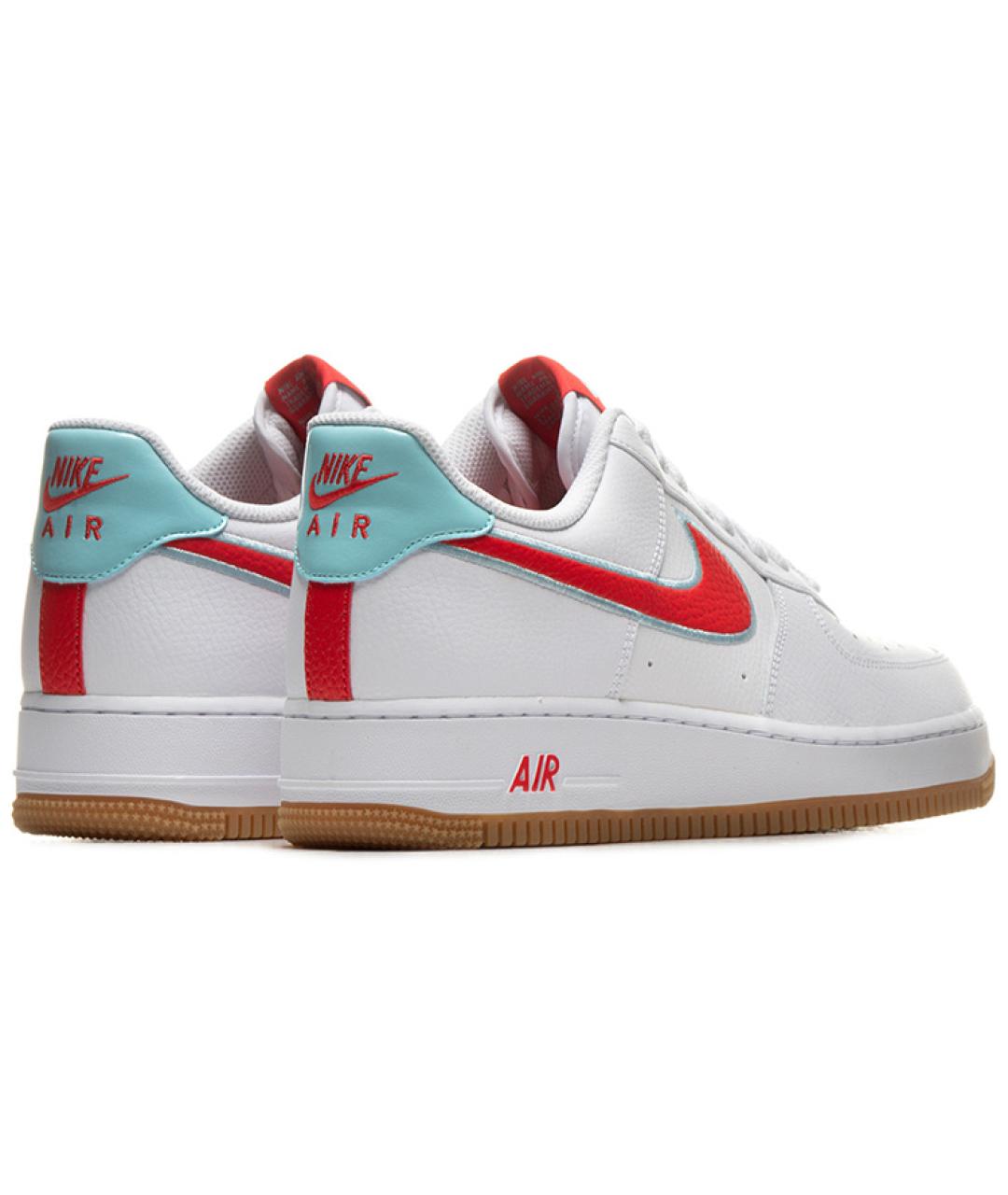 NIKE Белые кожаные низкие кроссовки / кеды, фото 5