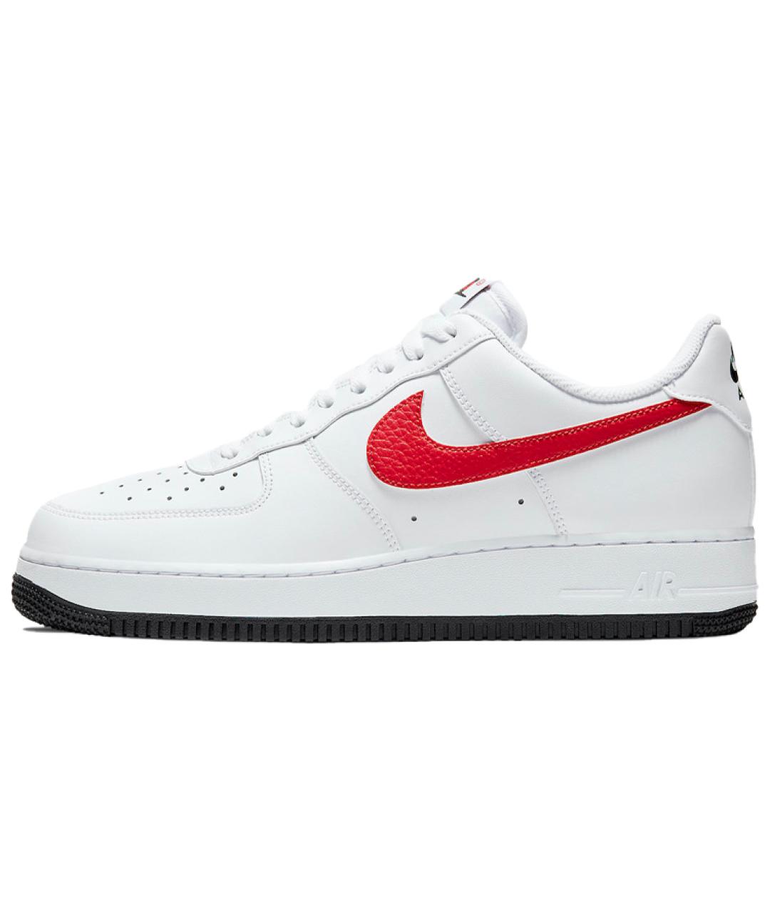 NIKE Белые кожаные низкие кроссовки / кеды, фото 2