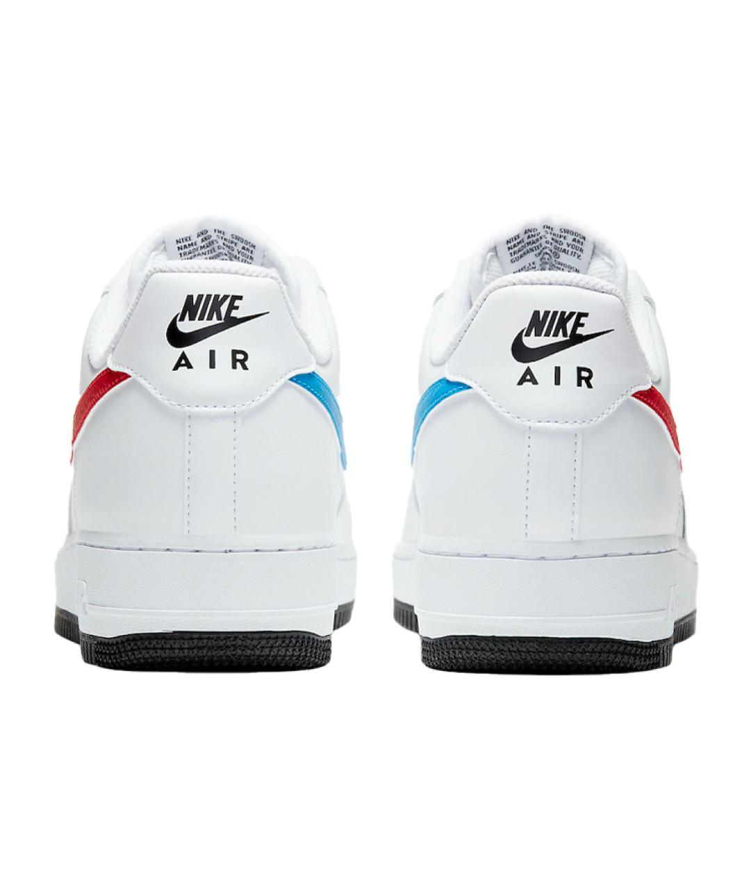 NIKE Белые кожаные низкие кроссовки / кеды, фото 6