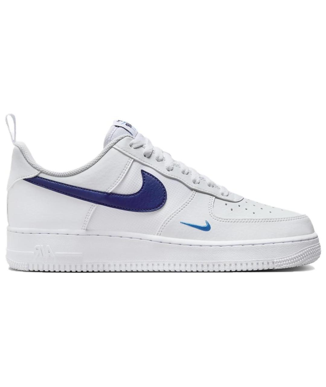 NIKE Белые кожаные низкие кроссовки / кеды, фото 1