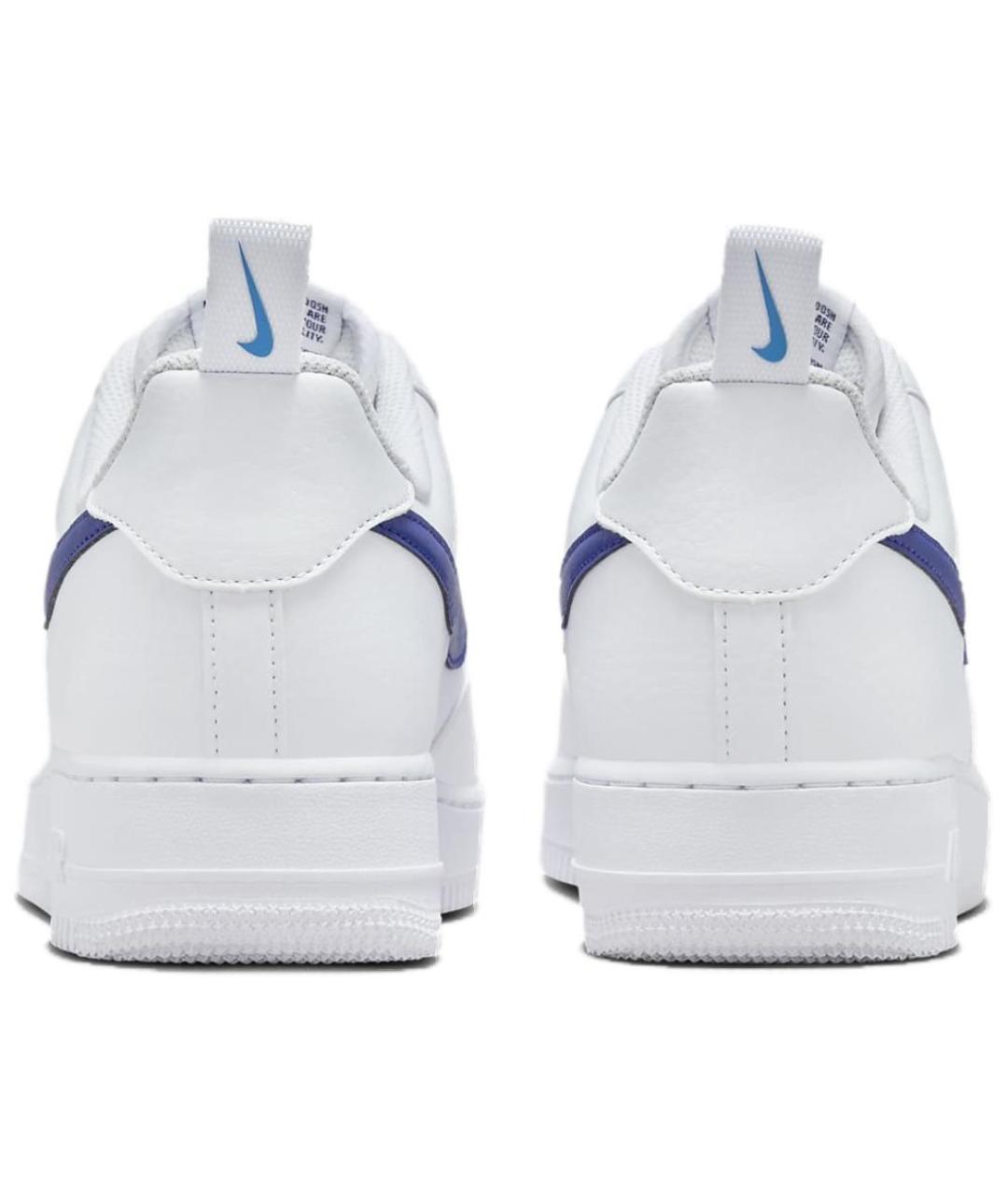 NIKE Белые кожаные низкие кроссовки / кеды, фото 6