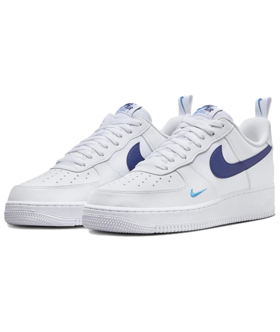 NIKE Белые кожаные низкие кроссовки / кеды, фото 4