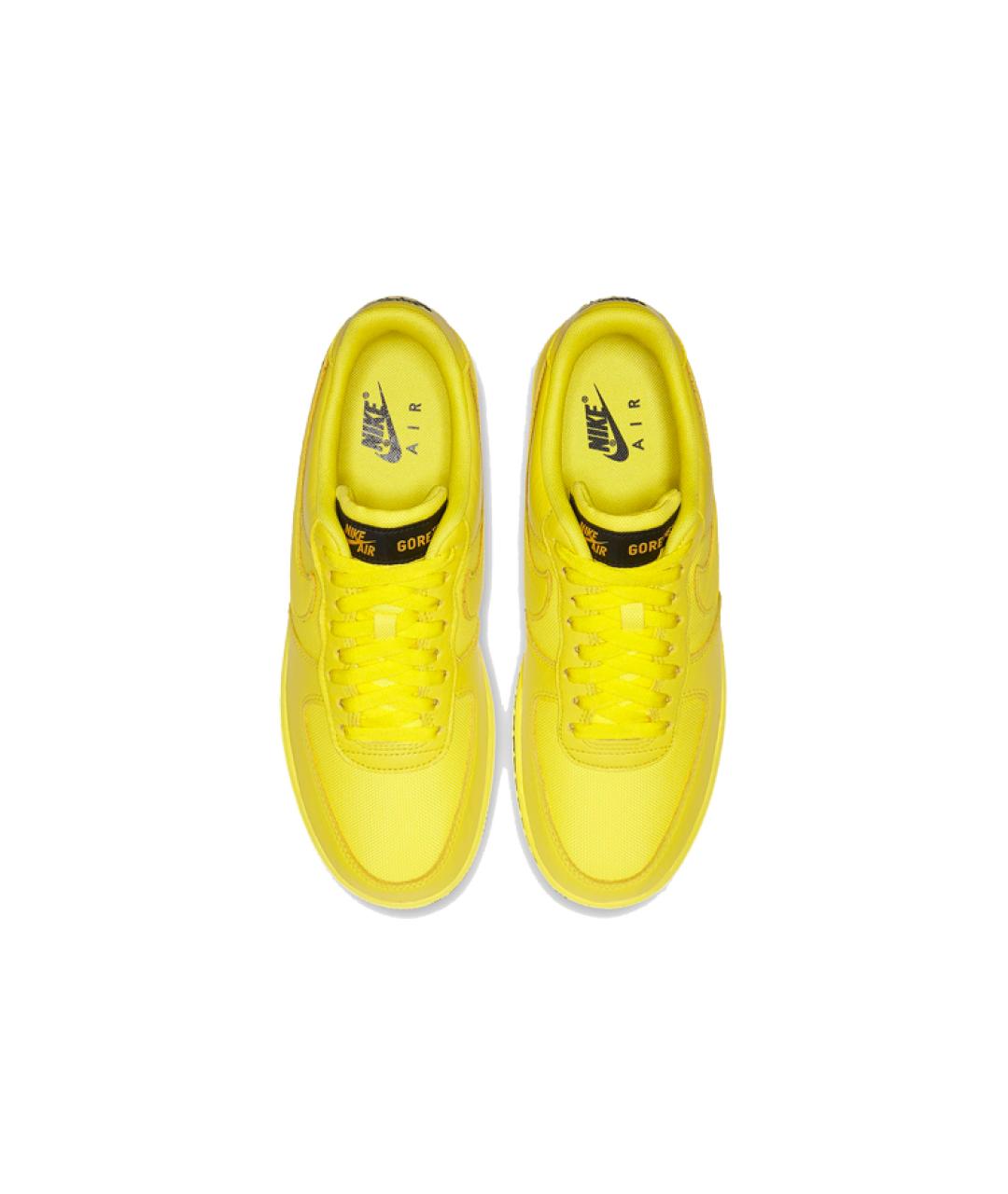 NIKE Желтые кожаные кроссовки, фото 5
