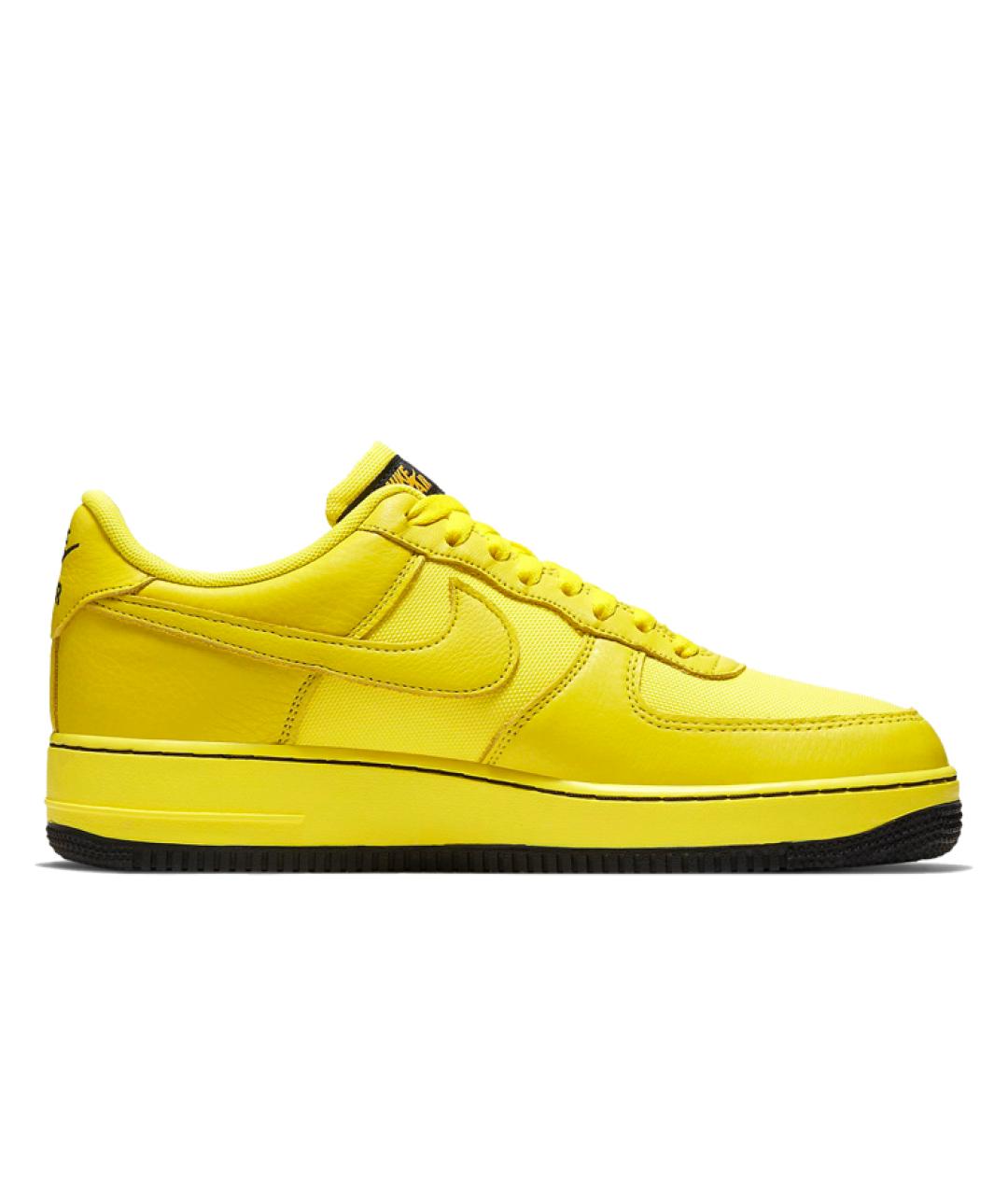NIKE Желтые кожаные кроссовки, фото 2