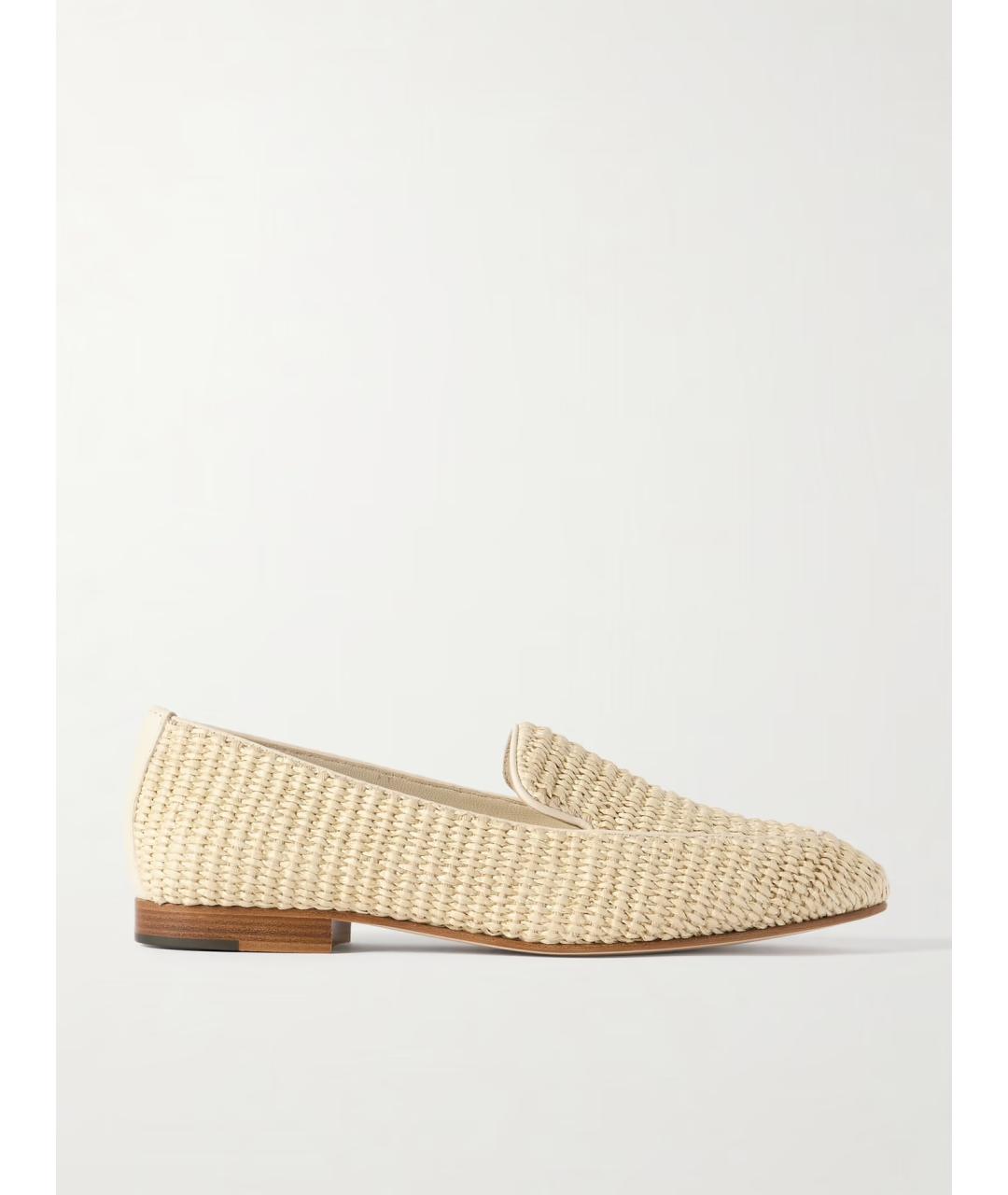 MANOLO BLAHNIK Бежевые лоферы, фото 6