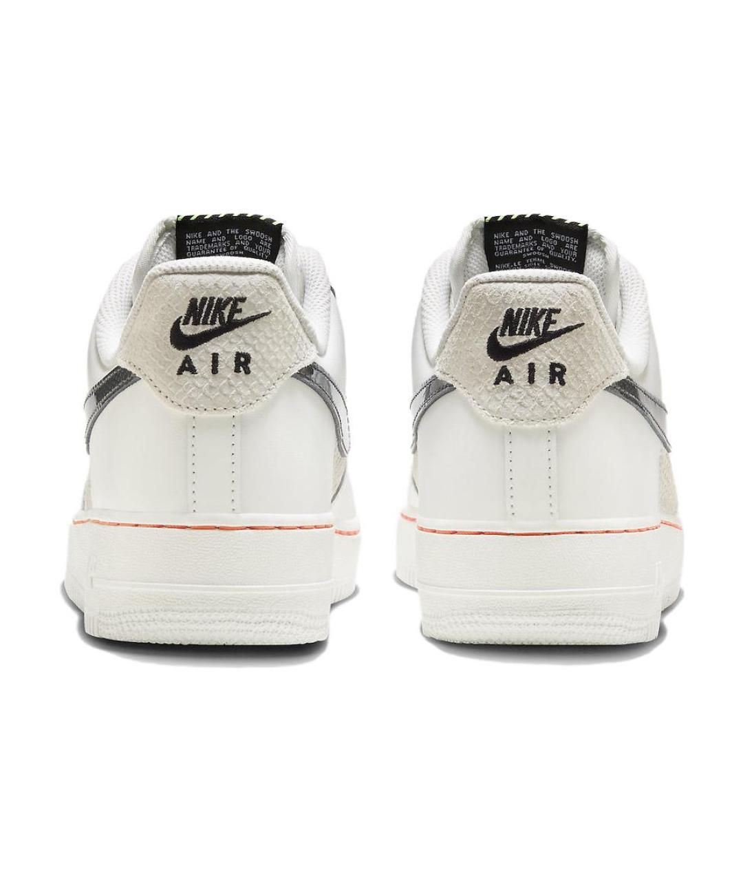 NIKE Белые кожаные низкие кроссовки / кеды, фото 6