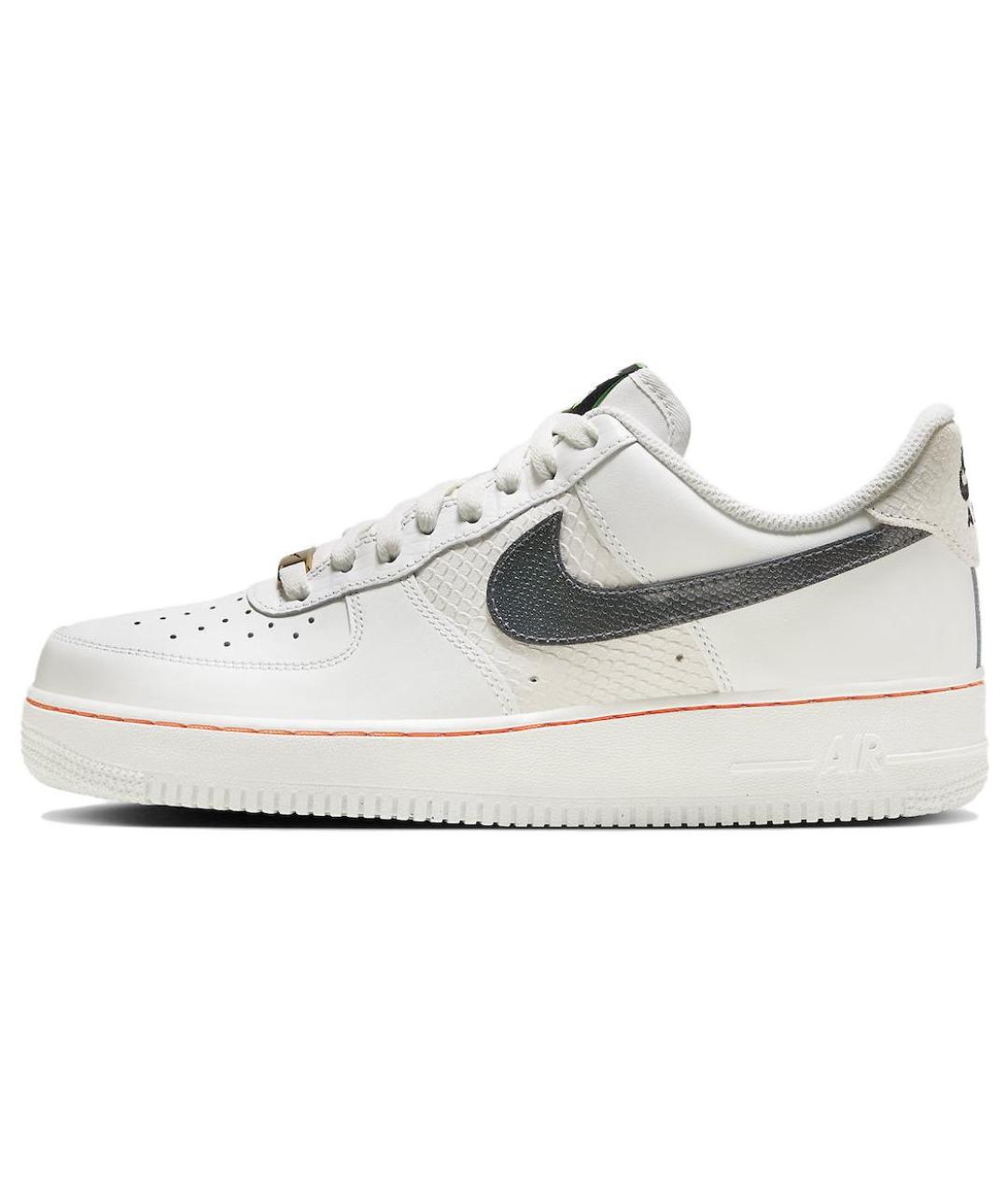 NIKE Белые кожаные низкие кроссовки / кеды, фото 2