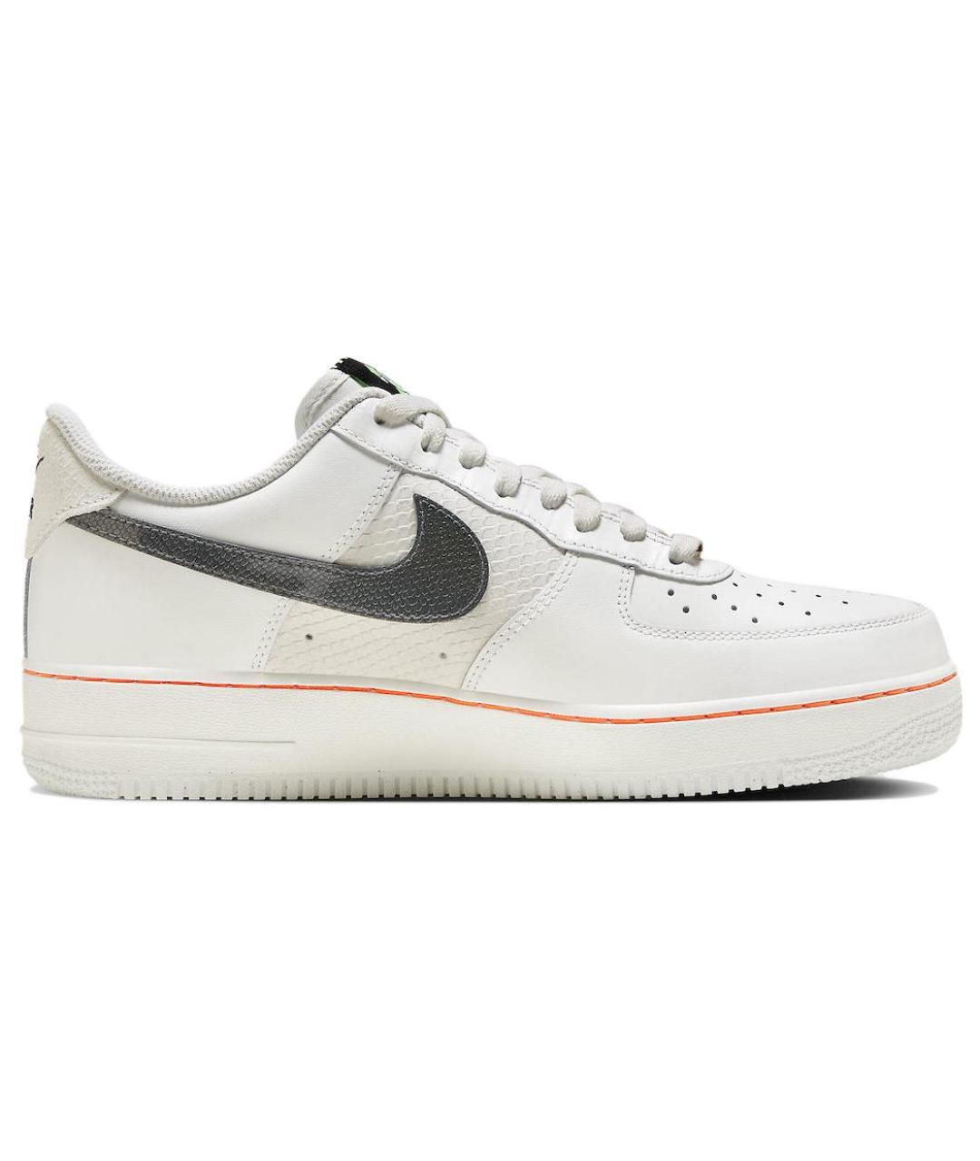 NIKE Белые кожаные низкие кроссовки / кеды, фото 3