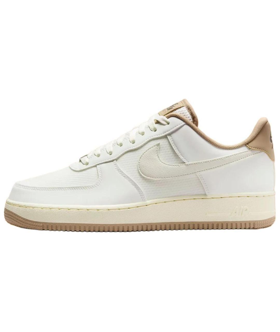 NIKE Белые кожаные низкие кроссовки / кеды, фото 2