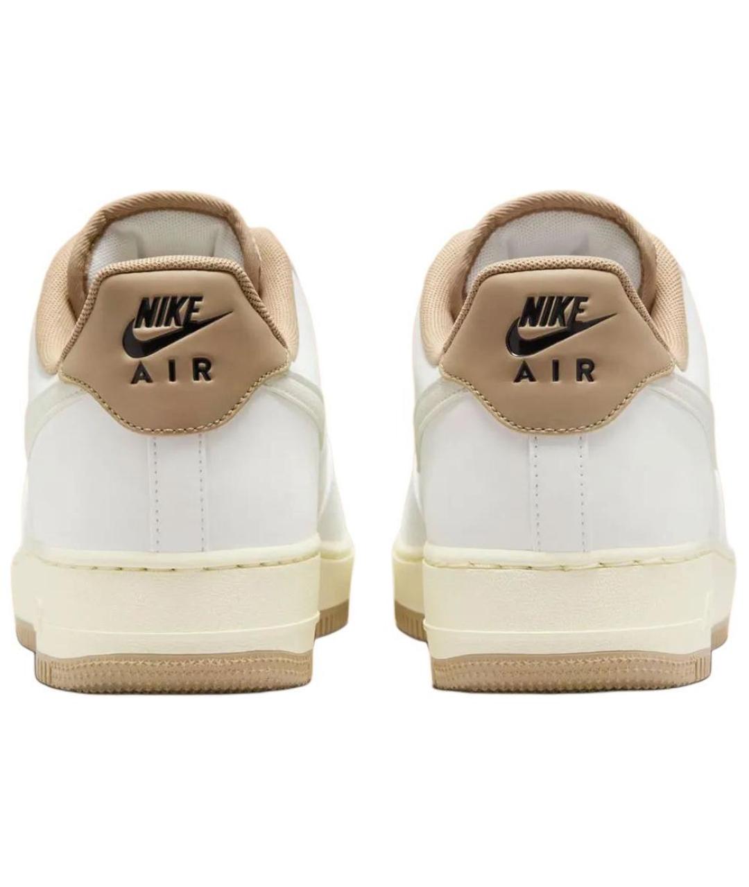 NIKE Белые кожаные низкие кроссовки / кеды, фото 6