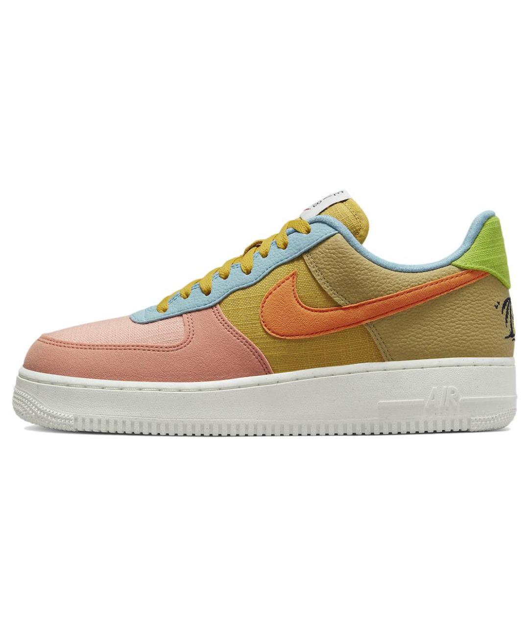 NIKE Мульти кожаные низкие кроссовки / кеды, фото 2