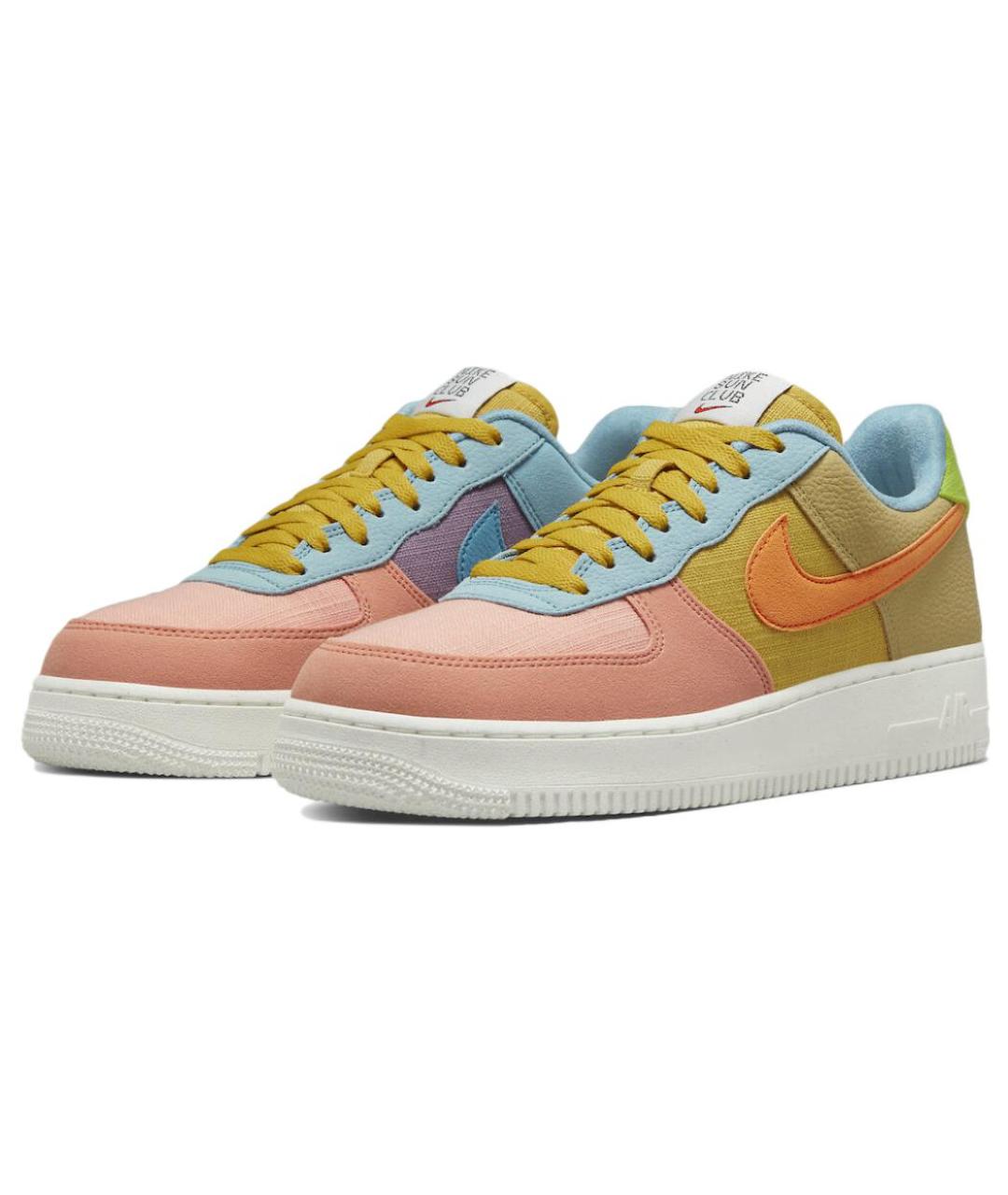 NIKE Мульти кожаные низкие кроссовки / кеды, фото 4